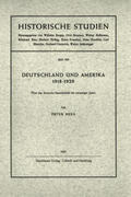 Berg |  Deutschland und Amerika 1918 - 1929 | Buch |  Sack Fachmedien
