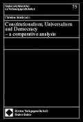 Starck |  Constitutionalism, Universalism and Democracy - a comparative analysis | Buch |  Sack Fachmedien