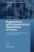 Winkler |  Winkler, K: Negotiations with Asymmetrical Distribution of P | Buch |  Sack Fachmedien