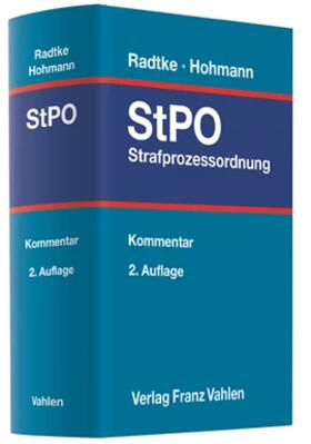 Radtke / Hohmann | Strafprozessordnung: StPO | Buch | sack.de