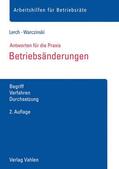 Lerch / Warczinski (geb. Portnjagin) |  Betriebsänderungen | Buch |  Sack Fachmedien