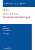 Bell / Bauer |  Betriebsvereinbarungen | Buch |  Sack Fachmedien