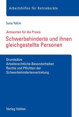 Yalcin | Schwerbehinderte und ihnen gleichgestellte Personen | Buch | sack.de