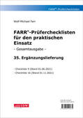 Farr |  Farr, Prüfercheckl. 35. Erg.Lief. z. Grundwerk, inkl. CL 9 + 16 | Loseblattwerk |  Sack Fachmedien