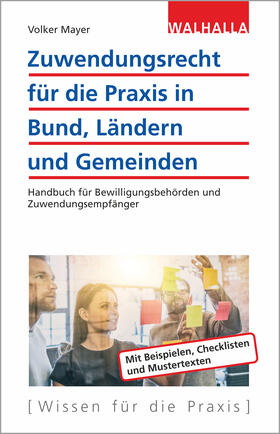 Mayer | Mayer, V: Zuwendungsrecht/Praxis Bund/Länder/Gemeinden | Buch | sack.de