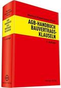 Markus / Kapellmann / Pioch |  AGB-Handbuch Bauvertragsklauseln | Buch |  Sack Fachmedien
