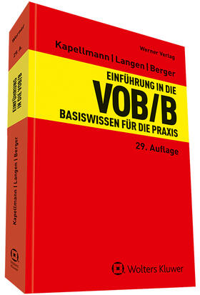 Kapellmann / Langen / Berger | Einführung in die VOB / B | Buch | sack.de