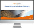 Dirnberger / Förster / Bauer |  Bauordnungsrecht Brandenburg online | Datenbank |  Sack Fachmedien
