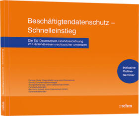 Duda / Scharnagl / Schlett | Beschäftigtendatenschutz - Schnelleinstieg | Buch | sack.de