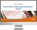 Wieser |  Gesetz über Ordnungswidrigkeiten - OWiG - online | Datenbank |  Sack Fachmedien