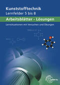Küspert / Lindenblatt / Morgner |  Lösungen zu 13873: Arbeitsblätter Kunststofftechnik Lernfelder 5 bis 8. | Buch |  Sack Fachmedien