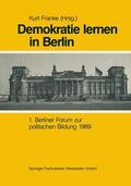 Franke |  Demokratie Lernen in Berlin | Buch |  Sack Fachmedien