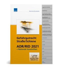 Handbuch ADR/RID 2021 + nationale Vorschriften | Buch | sack.de