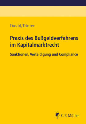 David / Dinter | Praxis des Bußgeldverfahrens im Kapitalmarktrecht | Buch | sack.de