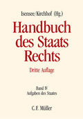 Isensee / Kirchhof / Axer |  Handbuch des Staatsrechts der Bundesrepublik Deutschland Band IV | Buch |  Sack Fachmedien