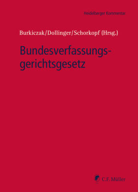 Burkiczak / Dollinger / Schorkopf | Bundesverfassungsgerichtsgesetz | Buch | sack.de