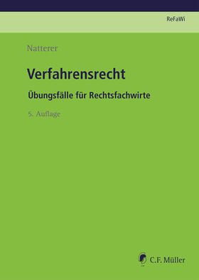 Natterer / Jungbauer | Verfahrensrecht | Buch | sack.de
