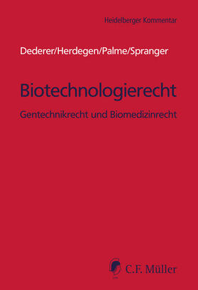 Eberbach / Lange / Ronellenfitsch | Recht der Gentechnik und Biomedizin | Loseblattwerk | sack.de