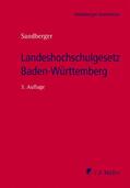 Sandberger |  Landeshochschulgesetz Baden-Württemberg | Buch |  Sack Fachmedien