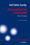 Gursky |  Klausurenkurs im Sachenrecht | Buch |  Sack Fachmedien