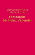 Graf-Schlicker / Prütting / Uhlenbruck |  Festschrift für Heinz Vallender | eBook | Sack Fachmedien