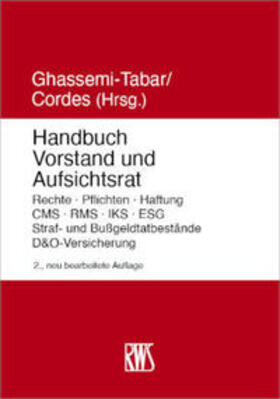 Ghassemi-Tabar / Cordes | Handbuch Vorstand und Aufsichtsrat | Buch | sack.de