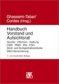 Ghassemi-Tabar / Cordes |  Handbuch Vorstand und Aufsichtsrat | Buch |  Sack Fachmedien
