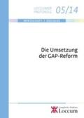 Lange |  Die Umsetzung der GAP-Reform: | Buch |  Sack Fachmedien