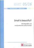 Lange |  Small is beautiful? | Buch |  Sack Fachmedien