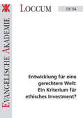 Lange |  Entwicklung für eine gerechtere Welt: Ein Kriterium für ethisches Investment | Buch |  Sack Fachmedien