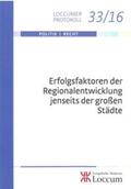 Lange |  Erfolgsfaktoren der Regionalentwicklung jenseits der großen Städte | Buch |  Sack Fachmedien