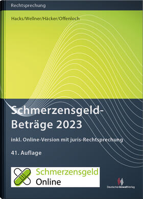 Hacks / Wellner / Häcker / Offenloch | SchmerzensgeldBeträge 2023 | Buch | sack.de