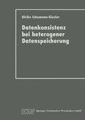 Schumann-Giesler |  Datenkonsistenz bei heterogener Datenspeicherung | Buch |  Sack Fachmedien