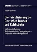 Schneider |  Die Privatisierung der Deutschen Bundes- und Reichsbahn | Buch |  Sack Fachmedien