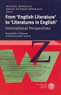 Kenneally / Richman Kenneally / Ahrens |  From 'English Literature' to 'Literatures in English' | Buch |  Sack Fachmedien