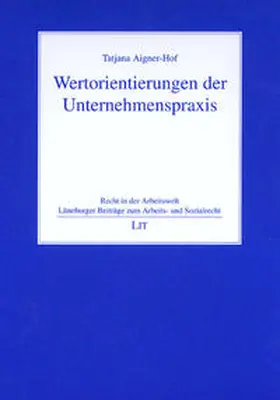 Aigner-Hof |  Wertorientierungen der Unternehmenspraxis | Buch |  Sack Fachmedien
