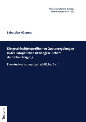 Höppner | Höppner, S: Die geschlechterspezifischen Quotenregelungen in | Buch | sack.de