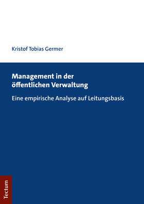 Germer | Germer, K: Management in der öffentlichen Verwaltung | Buch | sack.de
