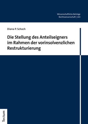 Schoch | Schoch, D: Stellung des Anteilseigners im Rahmen der vorinso | Buch | sack.de