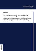 Meler |  Meler, J: Flexibilisierung von Ruhezeit | Buch |  Sack Fachmedien