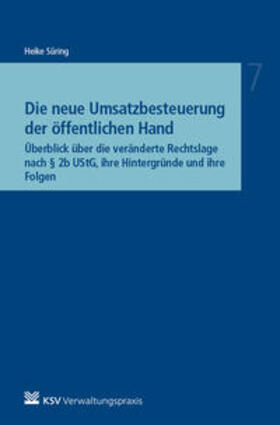 Süring | Die neue Umsatzbesteuerung der öffentlichen Hand | Buch | sack.de