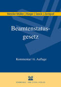 Metzler-Müller / Rieger / Seeck |  Beamtenstatusgesetz | Buch |  Sack Fachmedien