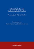 Genesin / Matzinger |  Albanologische und balkanologische Studien | Buch |  Sack Fachmedien