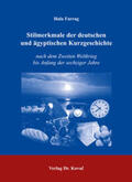 Farrag |  Stilmerkmale der deutschen und ägyptischen Kurzgeschichte | Buch |  Sack Fachmedien
