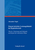 Nagel |  Einsatz hybrider Leistungsbündel im Hygienebereich | Buch |  Sack Fachmedien