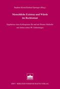 Kirste / Sprenger |  Menschliche Existenz und Würde im Rechtsstaat | eBook | Sack Fachmedien