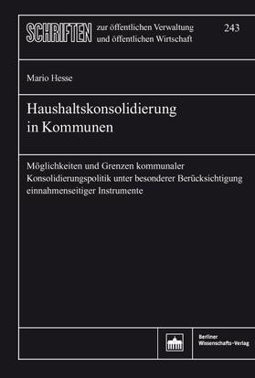 Hesse | Haushaltskonsolidierung in Kommunen | Buch | sack.de