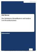 Werner |  Zur Definition, Identifikation und Analyse von Prozeßsystemen | eBook | Sack Fachmedien