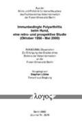 Lübke |  Immunbedingte Polyarthritis beim Hund, eine retro- und prospektive Studie (Oktober 1996 - Mai 2000) | Buch |  Sack Fachmedien