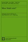 Radtke / Müller / Britz |  Muss Strafe sein? | Buch |  Sack Fachmedien